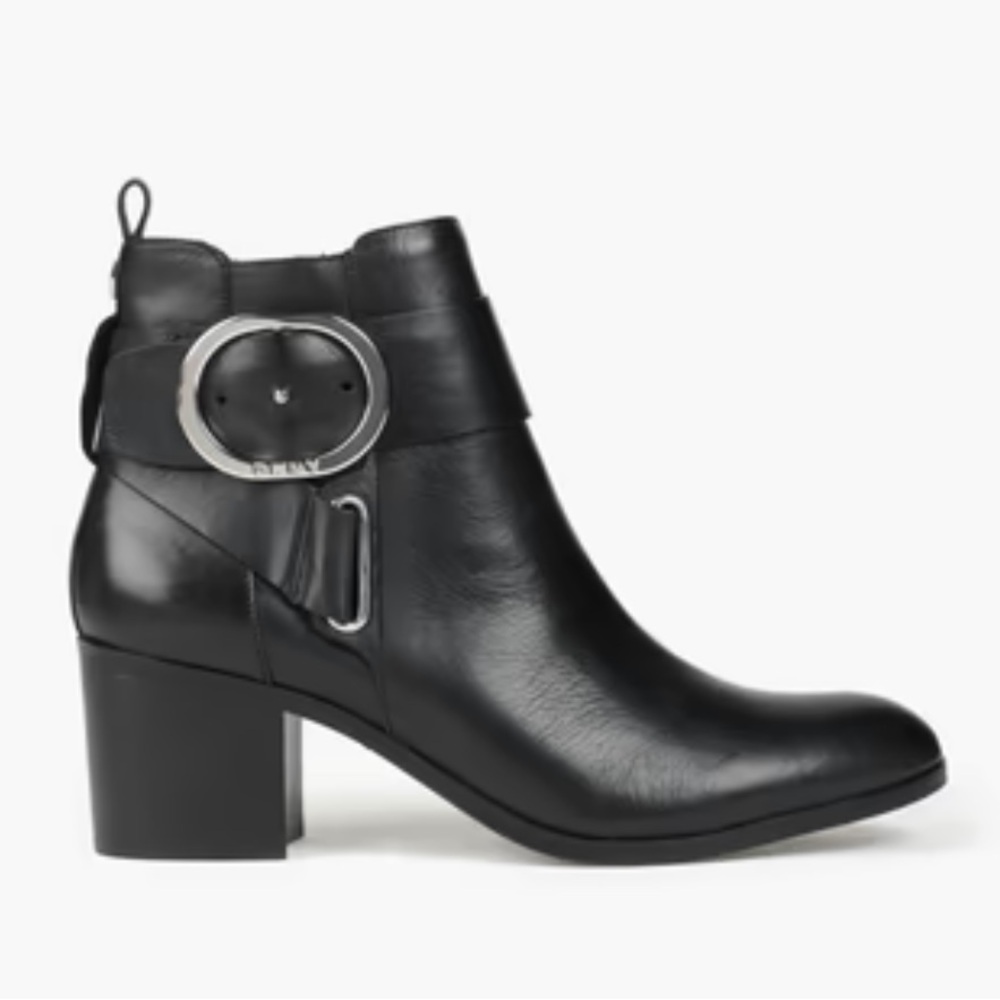 DKNY Telo Leather Ankle Boots 36B